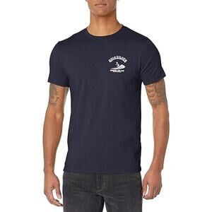 Quiksilver Men's Sleighers Club Short Sleeve T-Shirt - Navy, Size XXL (NWT)